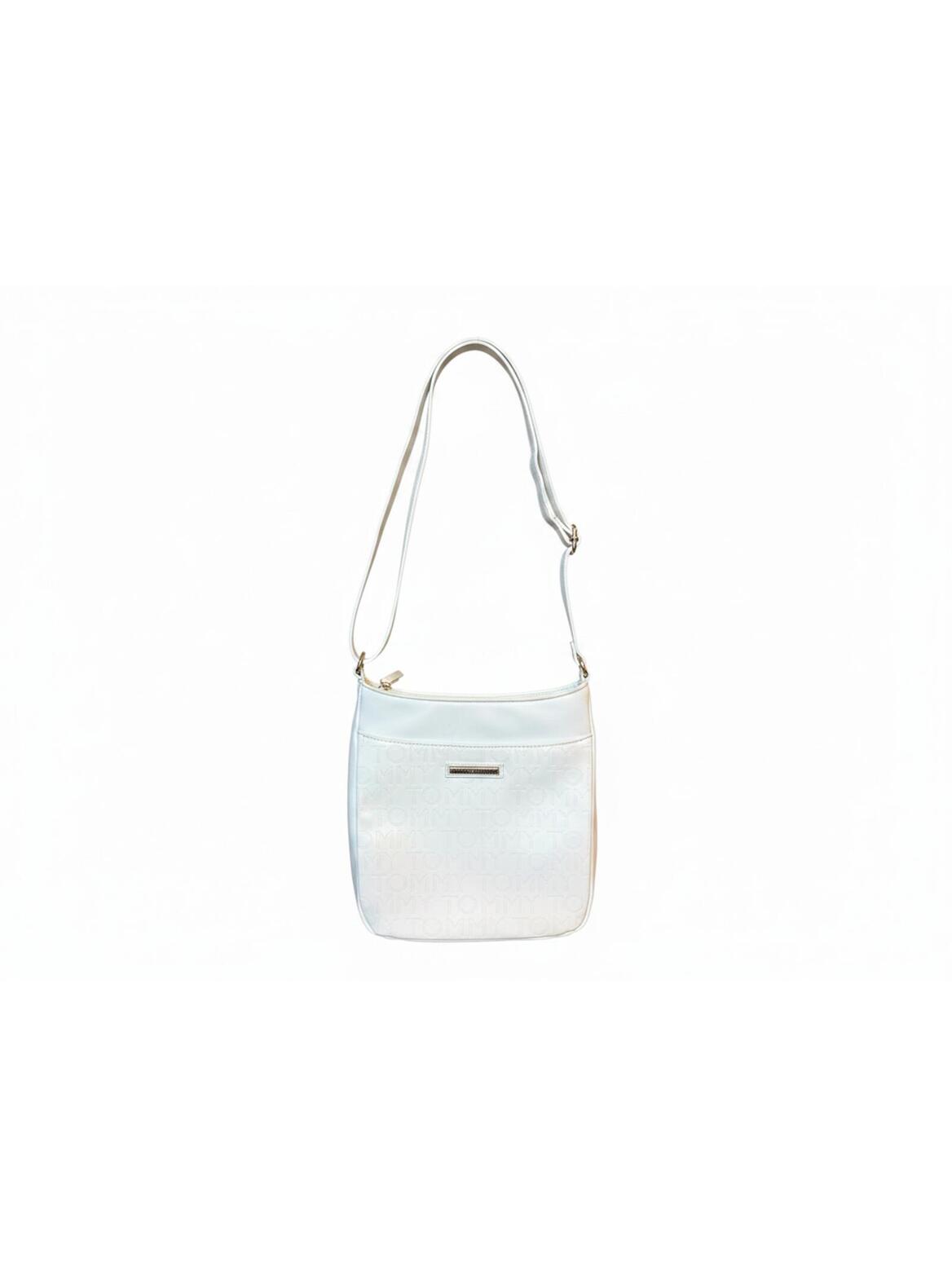 Tommy Hilfiger White Embossed Crossbody Bag (Nwot)